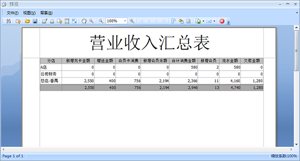 洗衣店干洗管理軟件打印預覽，藍格洗衣店干洗管理軟件